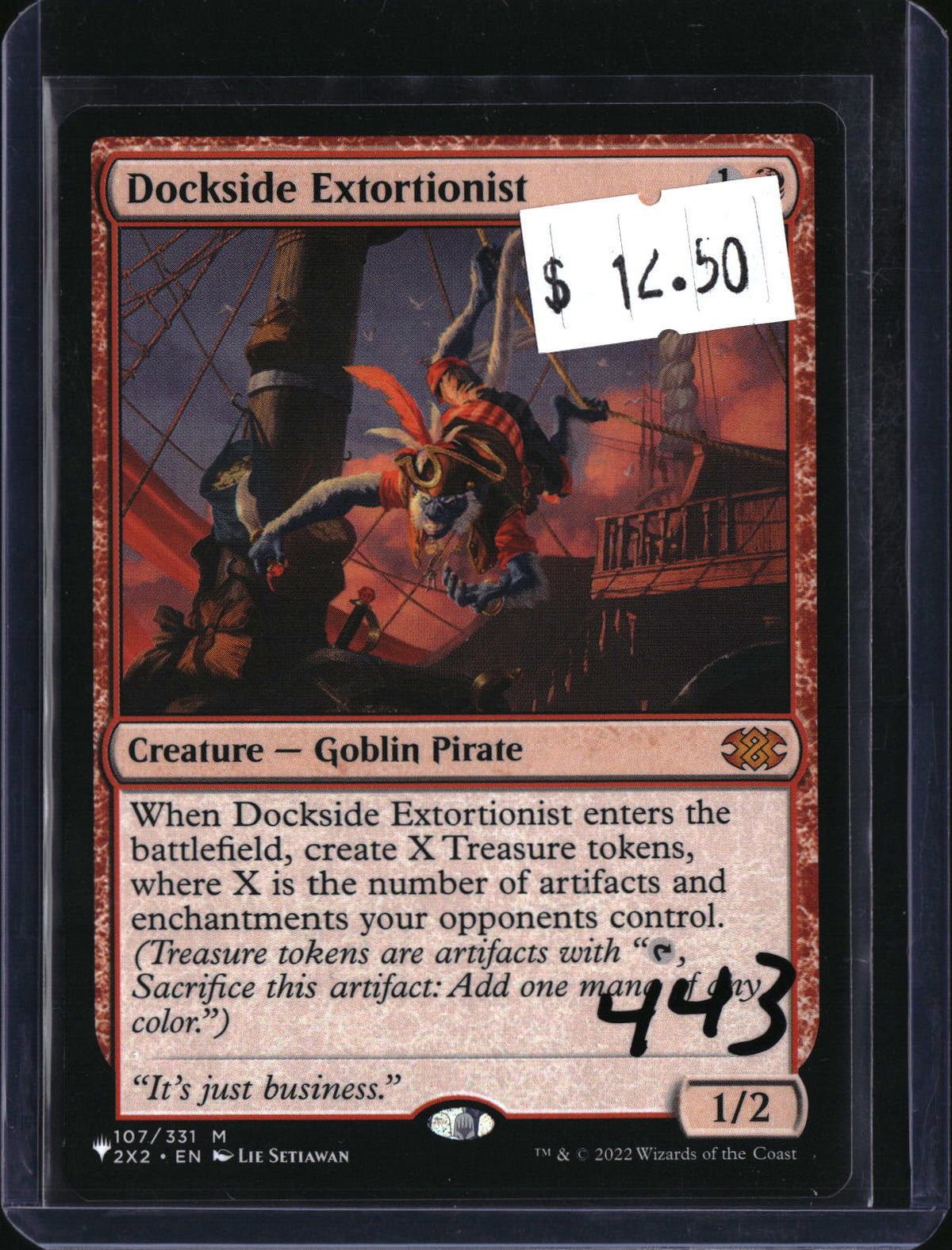 Dockside Extortionist — MTG-443 — actual card front