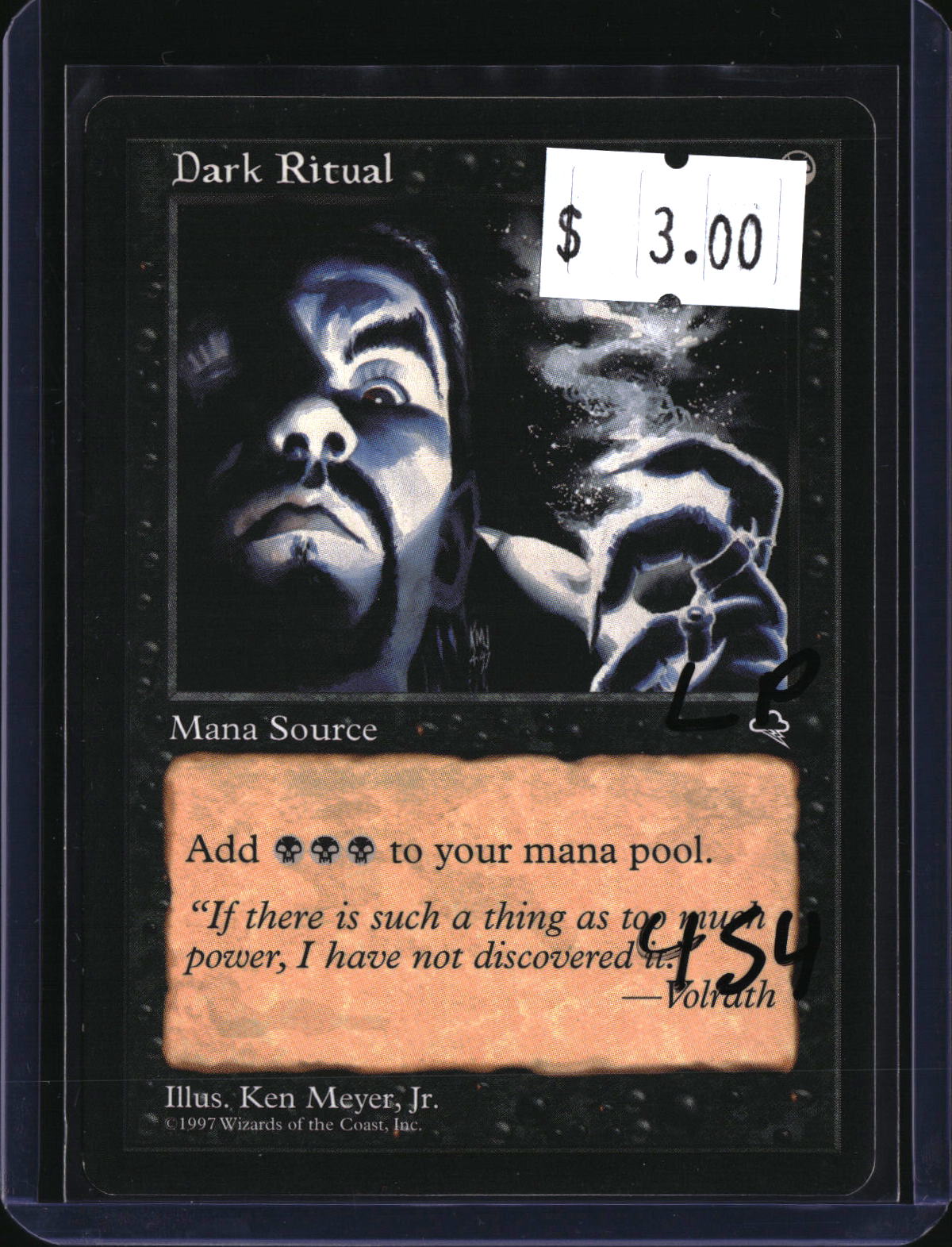 Dark Ritual — MTG-454 — actual card front
