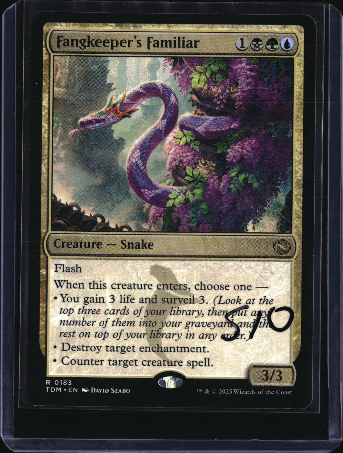 Fangkeeper's Familiar — MTG-510 — actual card front