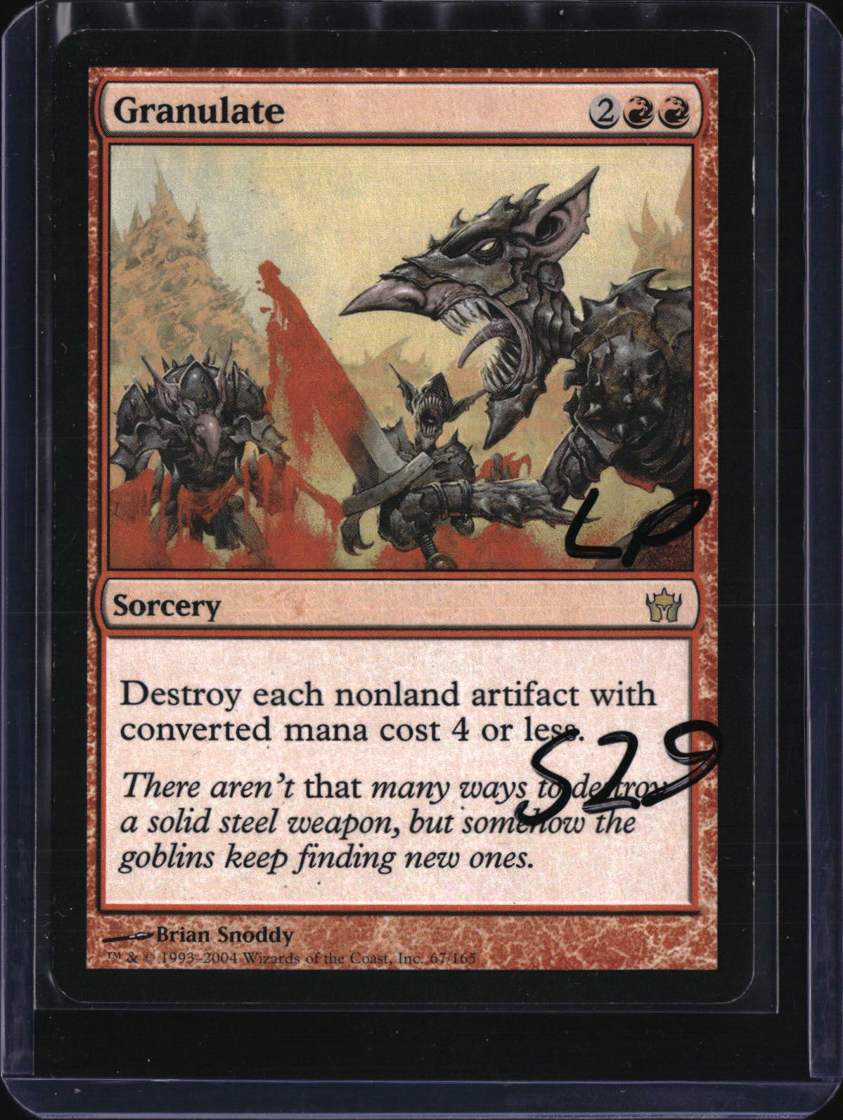 Granulate — MTG-529 — actual card front