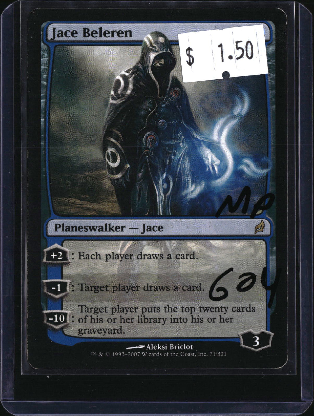 Jace Beleren — MTG-604 — actual card front