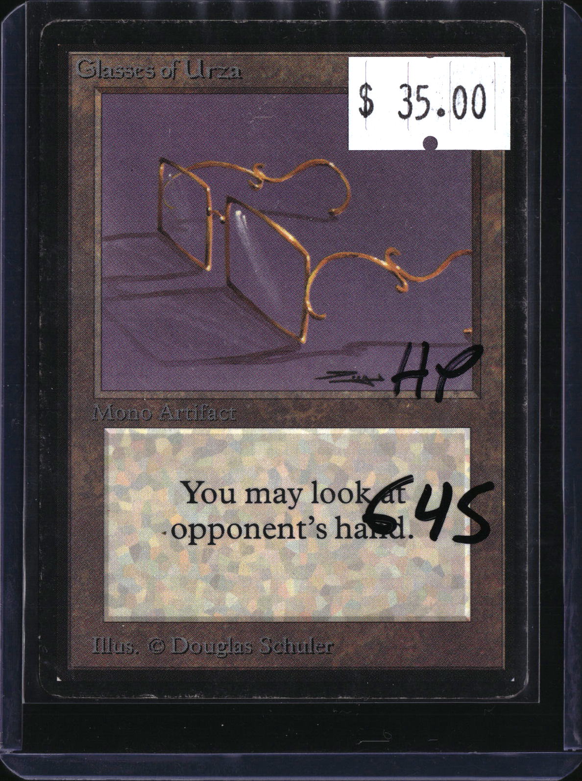 Glasses of urza — MTG-645 — actual card front