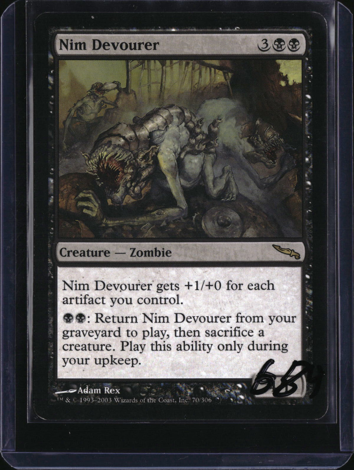 Nim Devourer — MTG-684 — actual card front