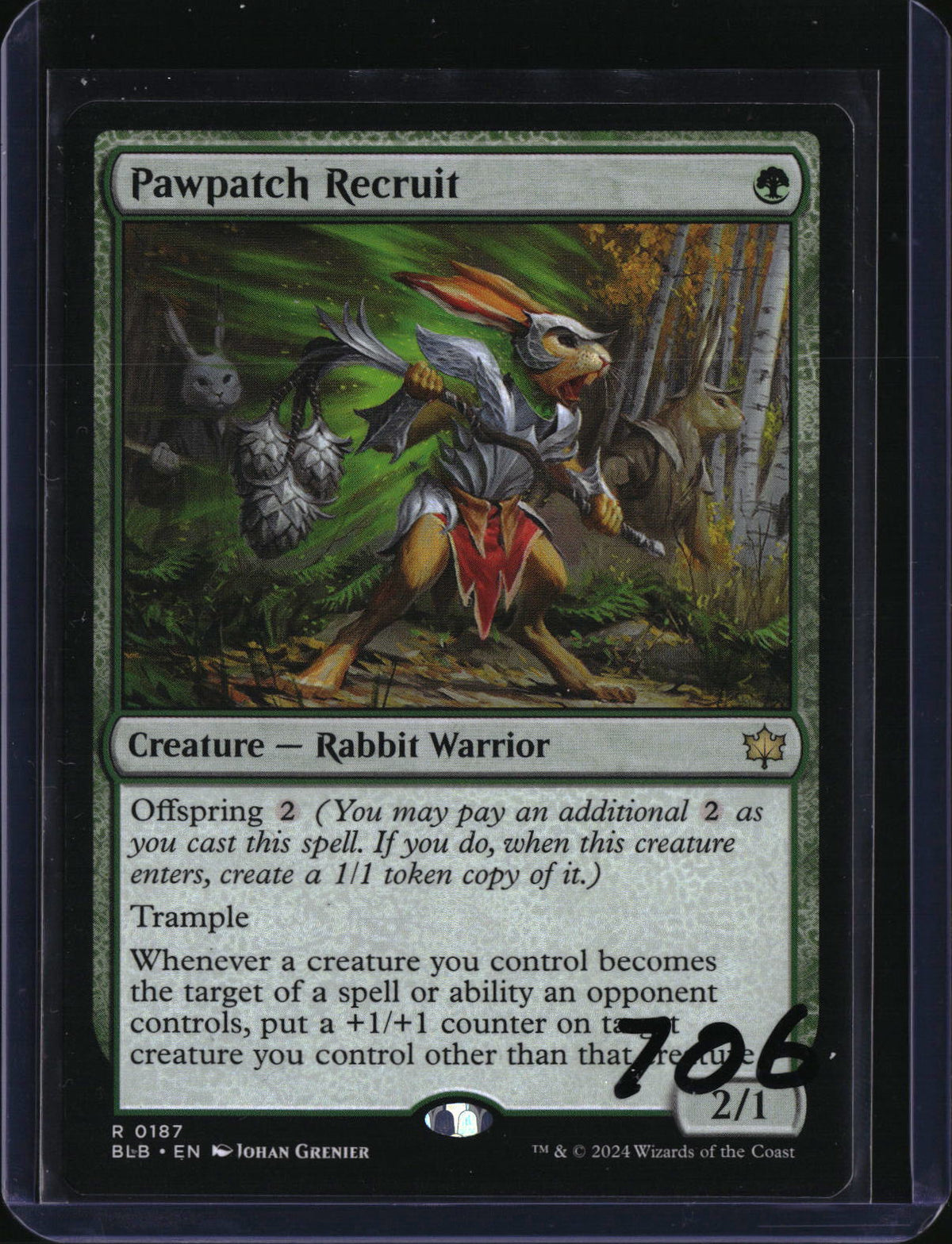 Pawpatch Recruit — MTG-706 — actual card front