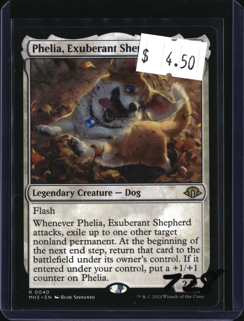 Phelia, Exuberant Shephard — MTG-728 — actual card front