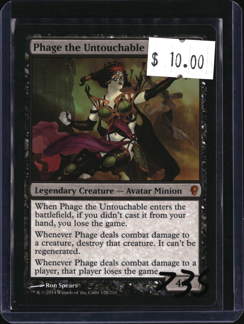 Phage the Untouchable — MTG-735 — actual card front