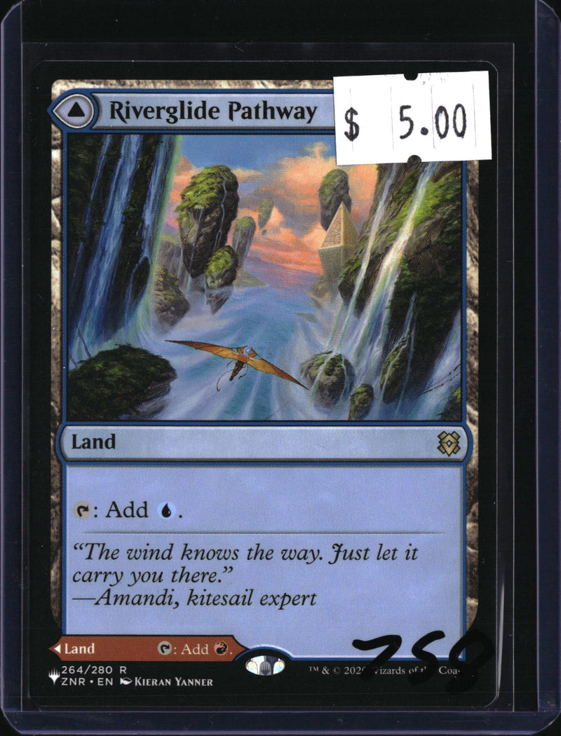 Riverglide Pathway — MTG-758 — actual card front
