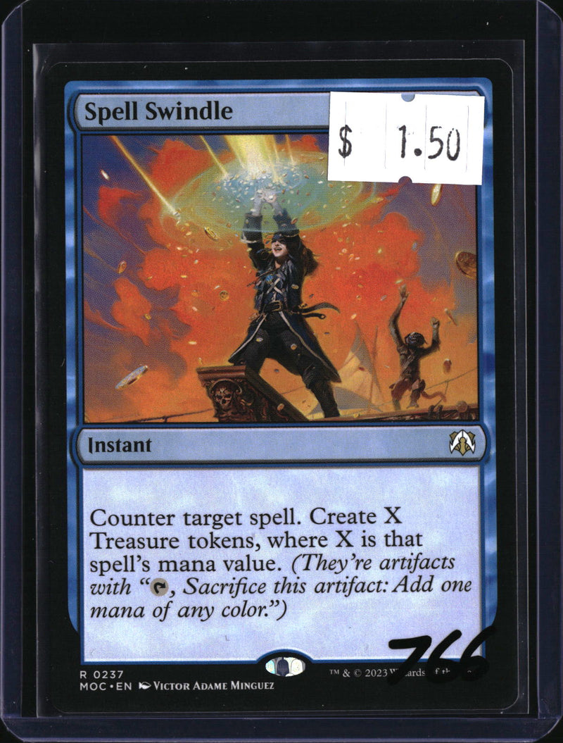 Spell Swindle — MTG-766 — actual card front