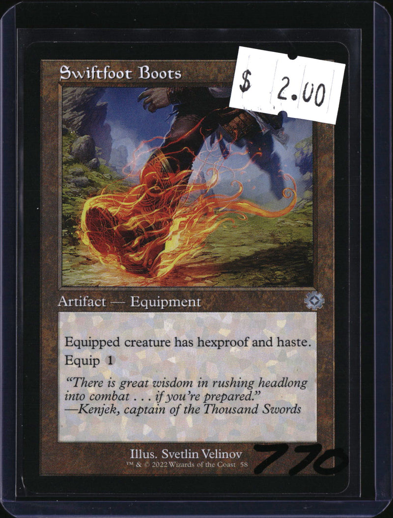Swiftfoot Boots — MTG-770 — actual card front
