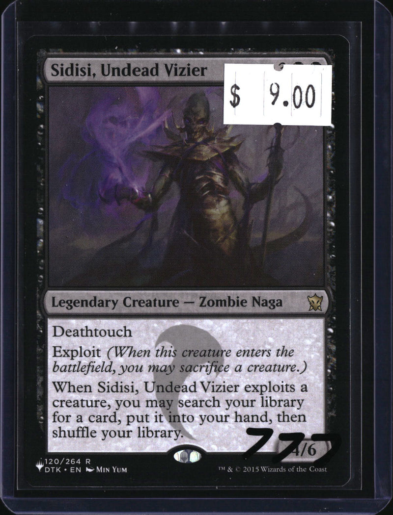 Sidisi, Undead Vizier — MTG-777 — actual card front