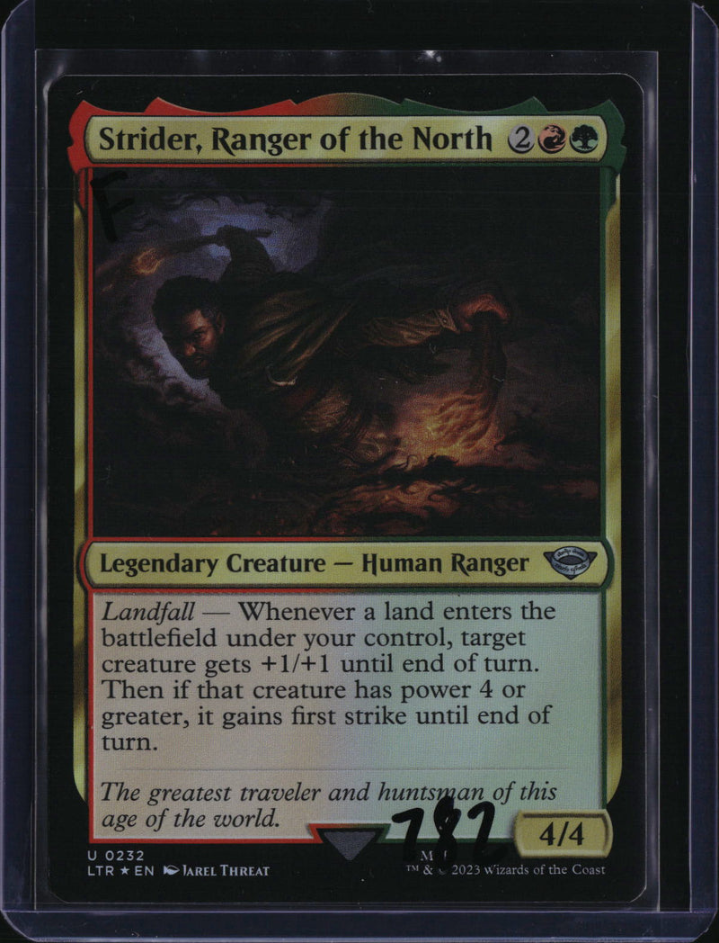 Strider, Ranger of the North Foil — MTG-782 — actual card front