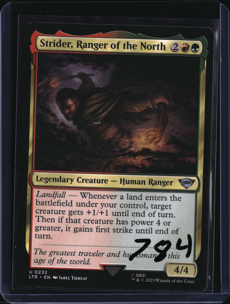 Strider, Ranger of the North — MTG-784 — actual card front