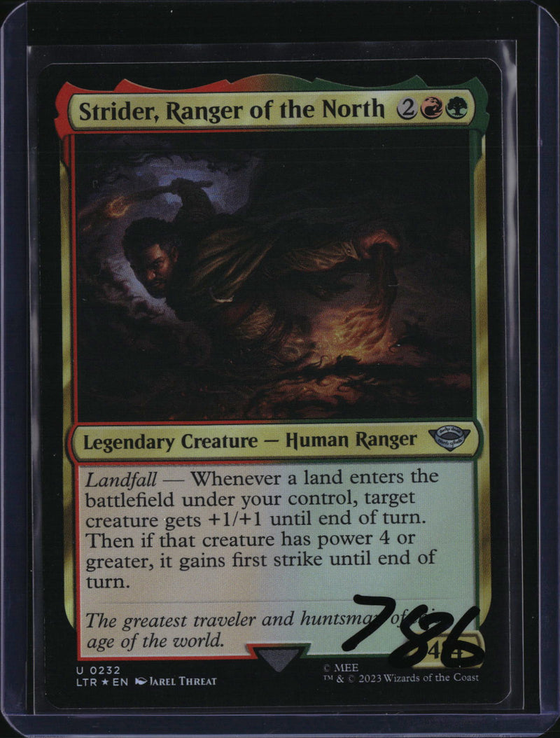 Strider, Ranger of the North Foil — MTG-786 — actual card front