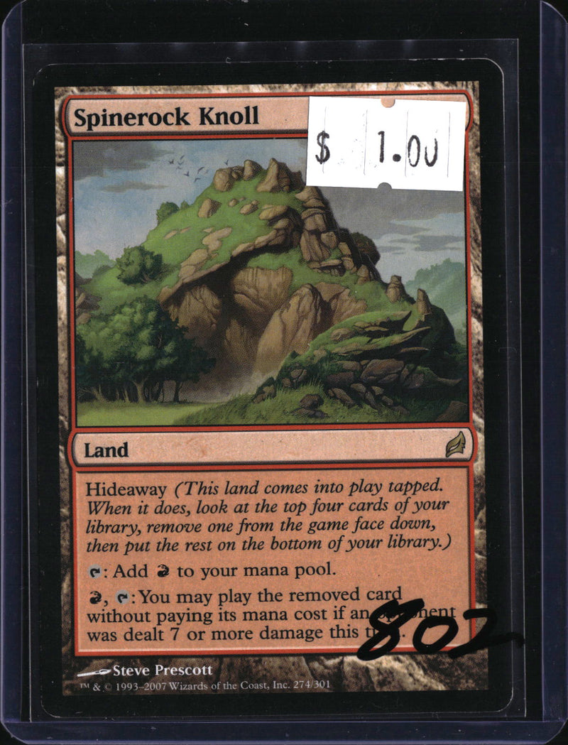 Spinerock Knoll — MTG-802 — actual card front