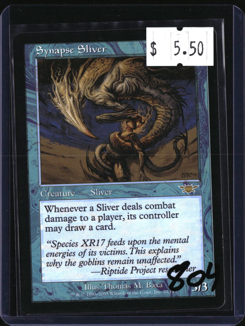 Synapse Sliver — MTG-804 — actual card front
