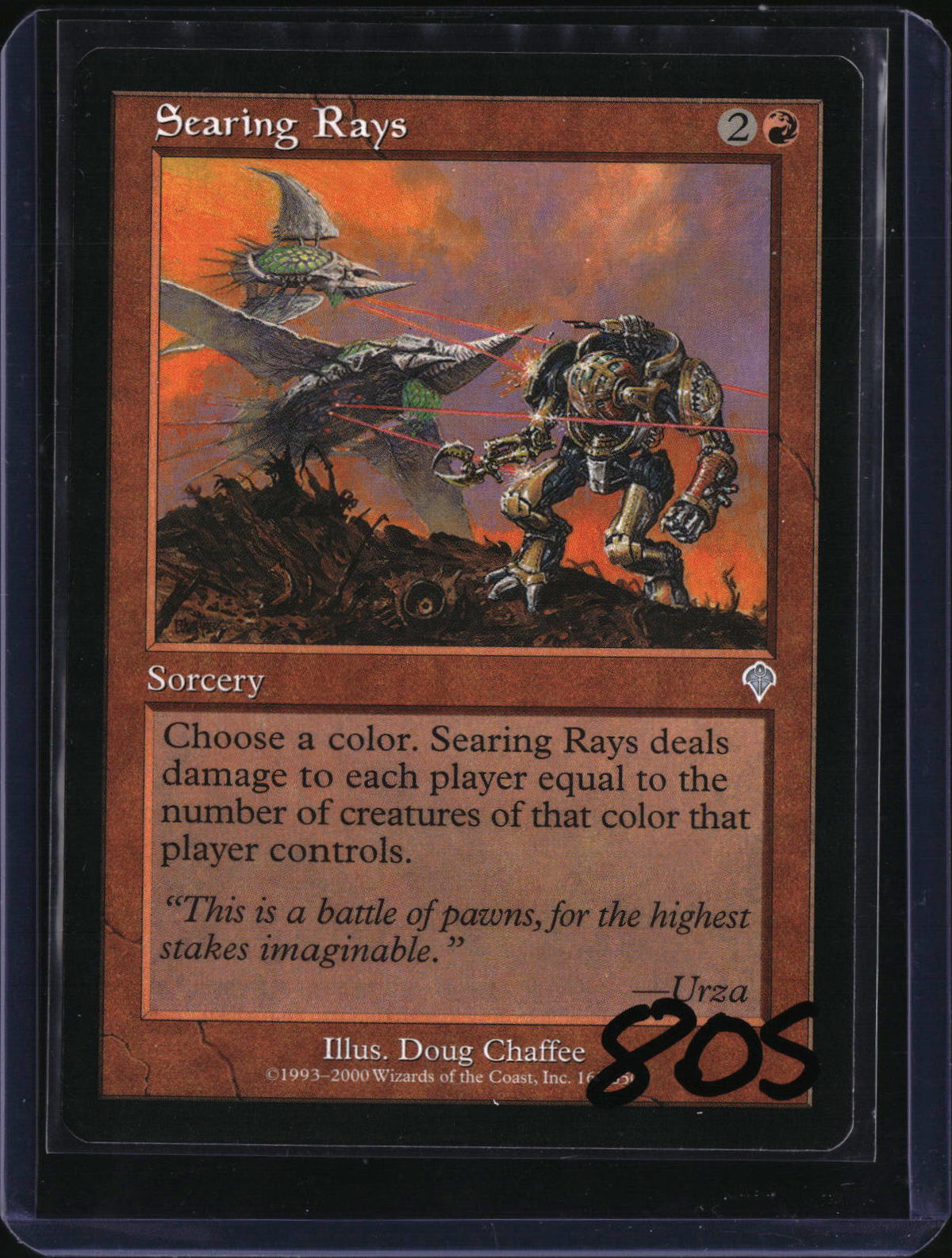 Searing Rays — MTG-805 — actual card front