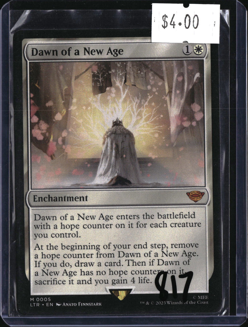 Dawn of a New Age — MTG-817 — actual card front