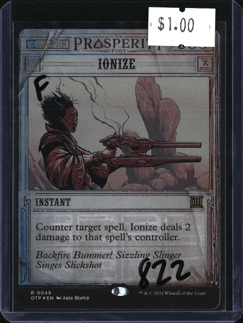 Ionize FOIL — MTG-822 — actual card front