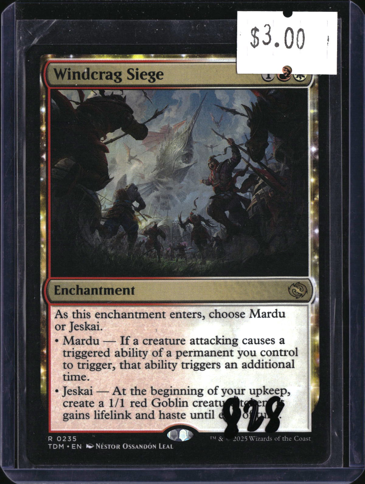Windcrag Siege — MTG-828 — actual card front