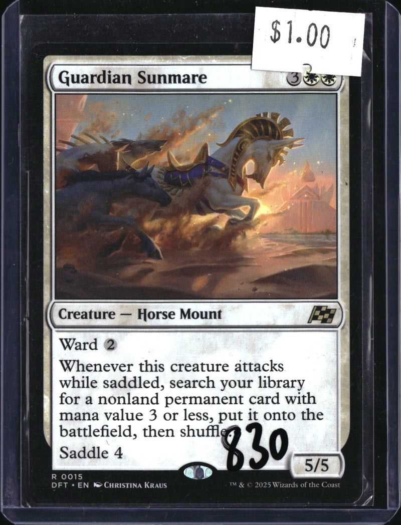 Guardian Sunmare — MTG-830 — actual card front