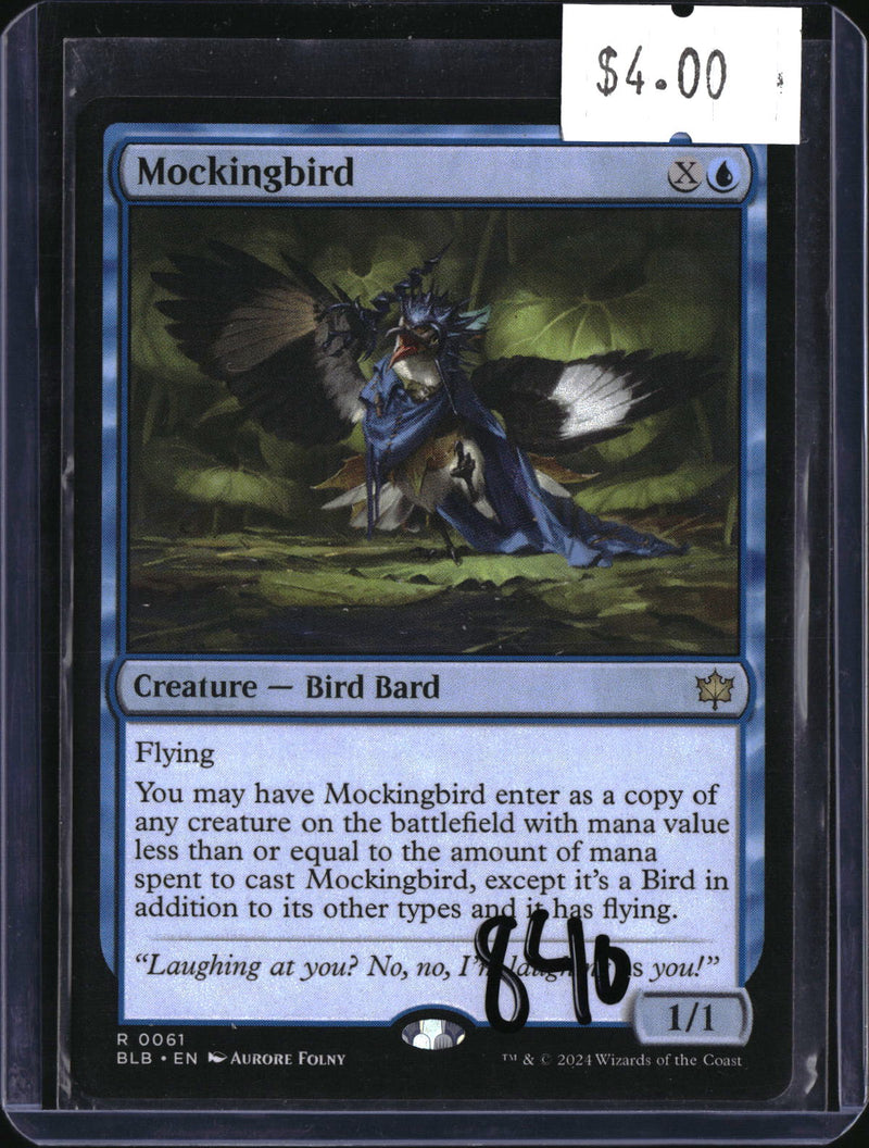 Mockingbird — MTG-840 — actual card front