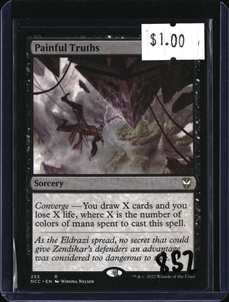 Painful Truths — MTG-852 — actual card front