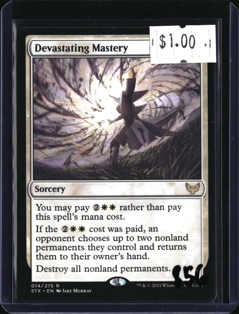 Devastating Mastery — MTG-856 — actual card front