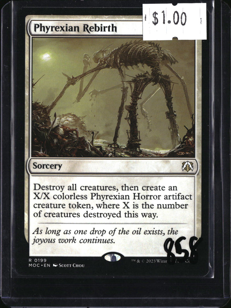 Phyrexian Rebirth — MTG-858 — actual card front