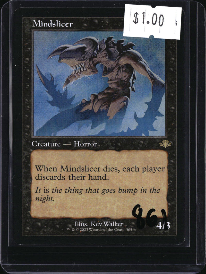Mindslicer (retro) — MTG-861 — actual card front