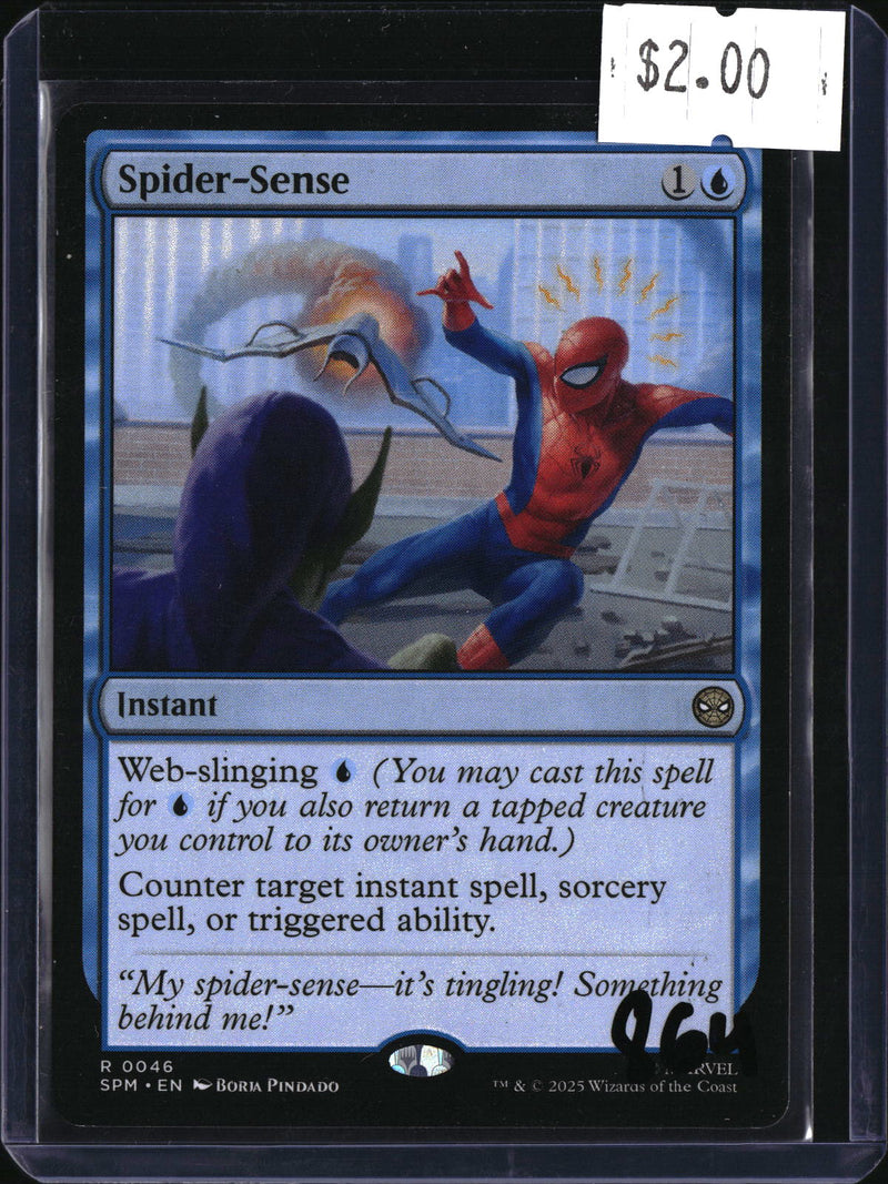 Spider-Sense — MTG-864 — actual card front