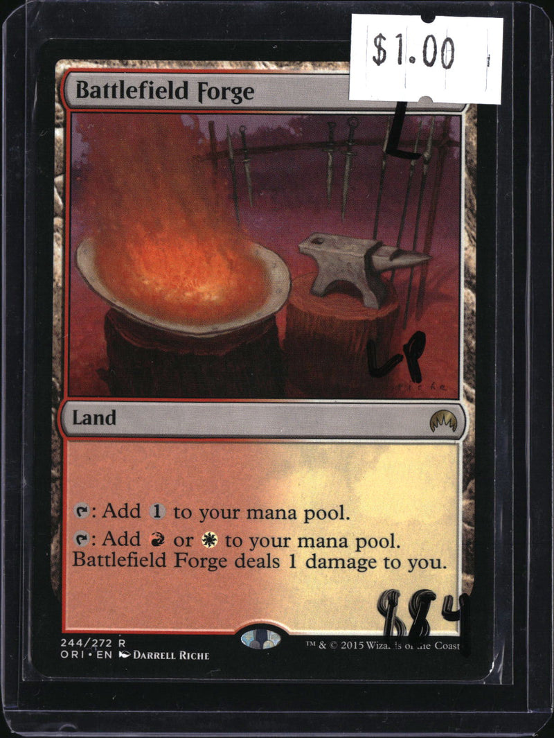 Battlefield Forge — MTG-884 — actual card front