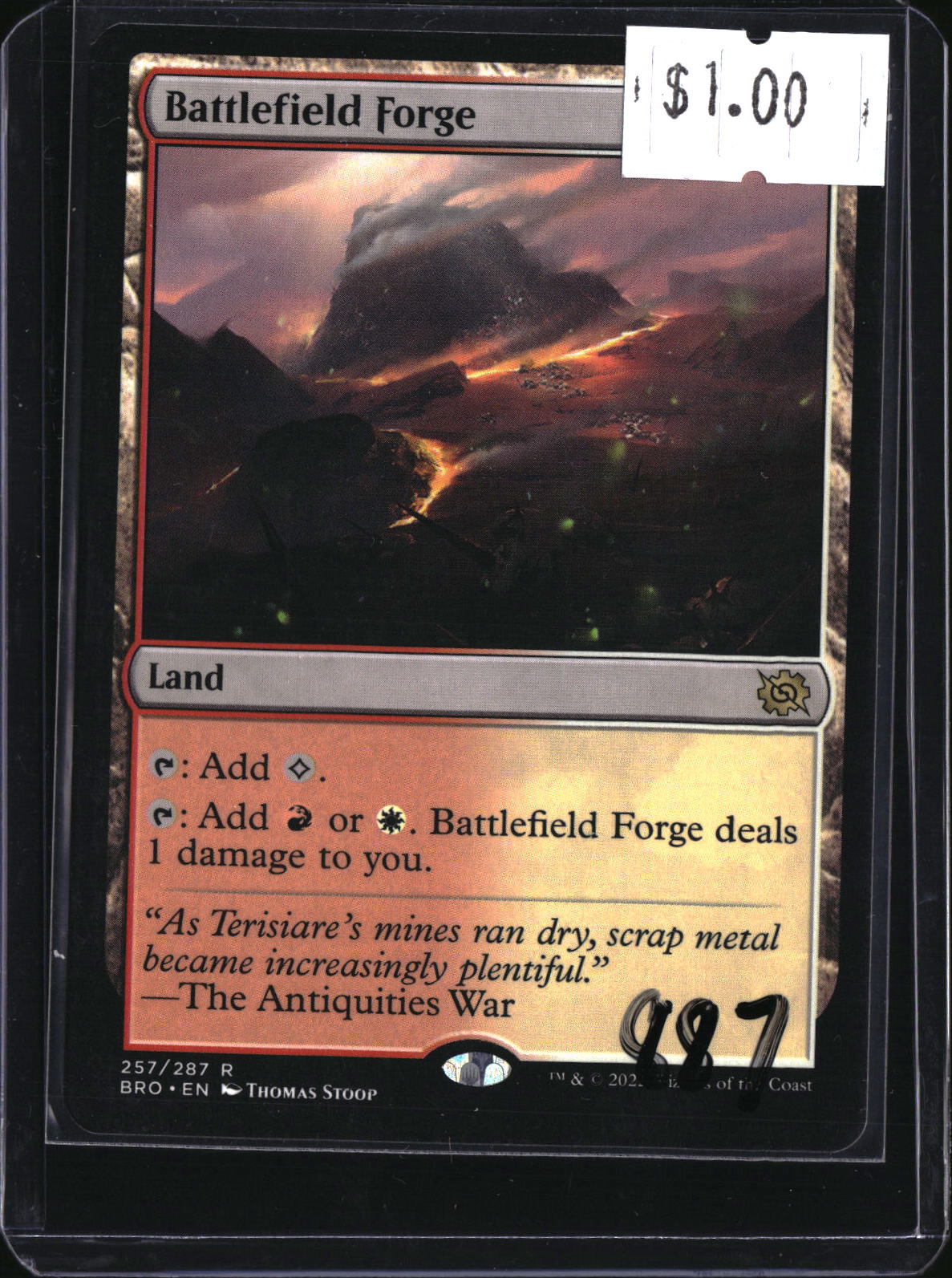 Battlefield Forge — MTG-887 — actual card front