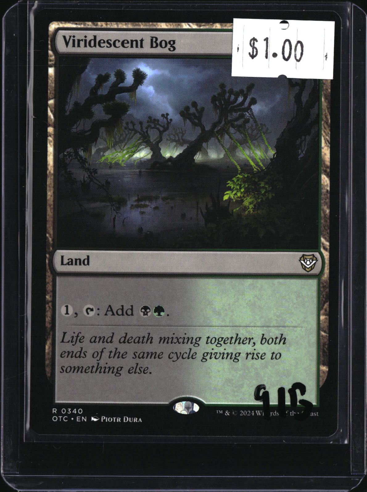 Viridescent Bog — MTG-915 — actual card front
