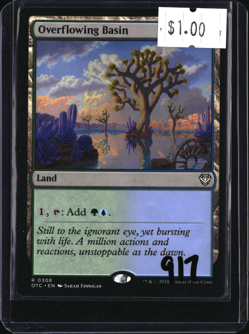 Overflowing Basin — MTG-917 — actual card front