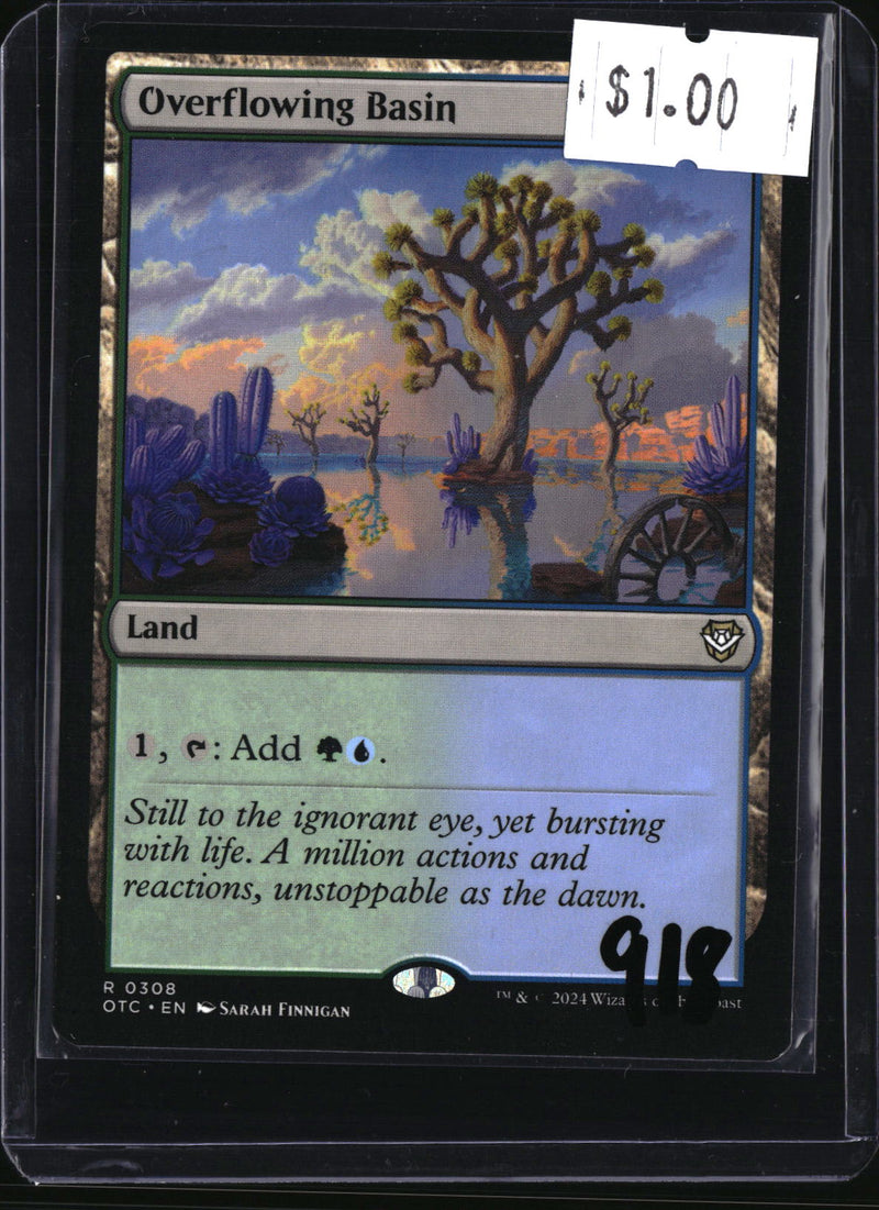 Overflowing Basin — MTG-918 — actual card front