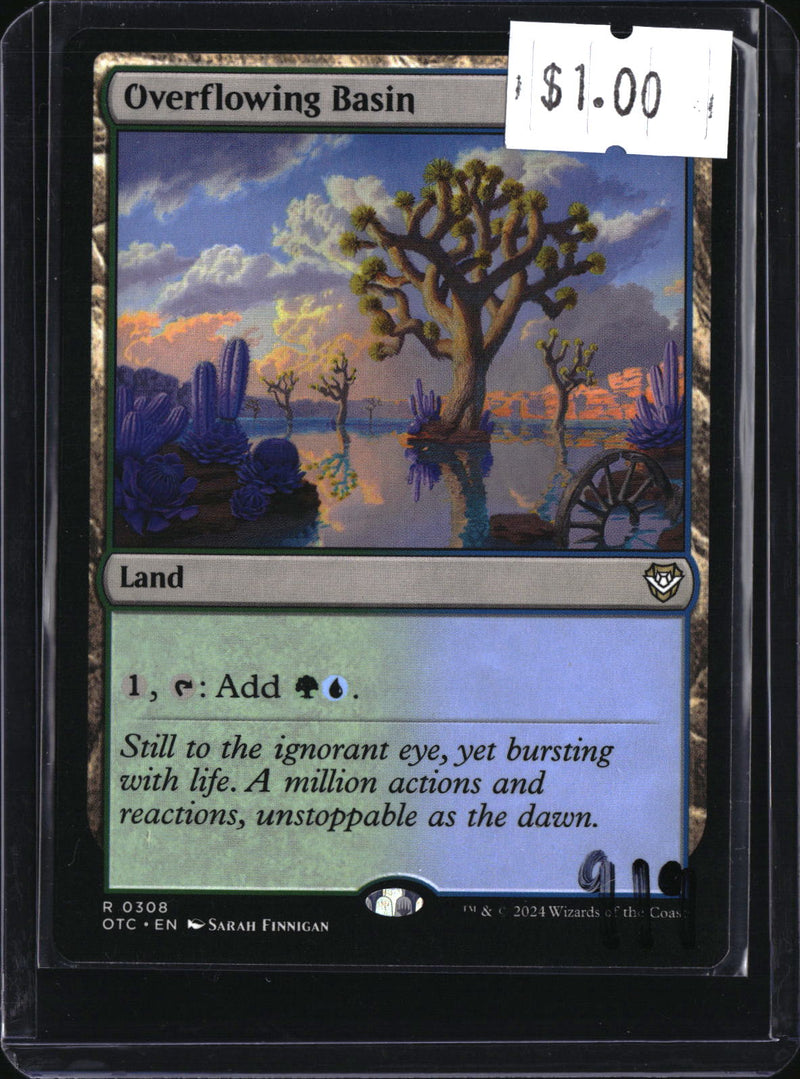 Overflowing Basin — MTG-919 — actual card front