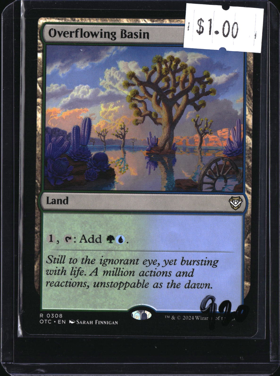 Overflowing Basin — MTG-920 — actual card front
