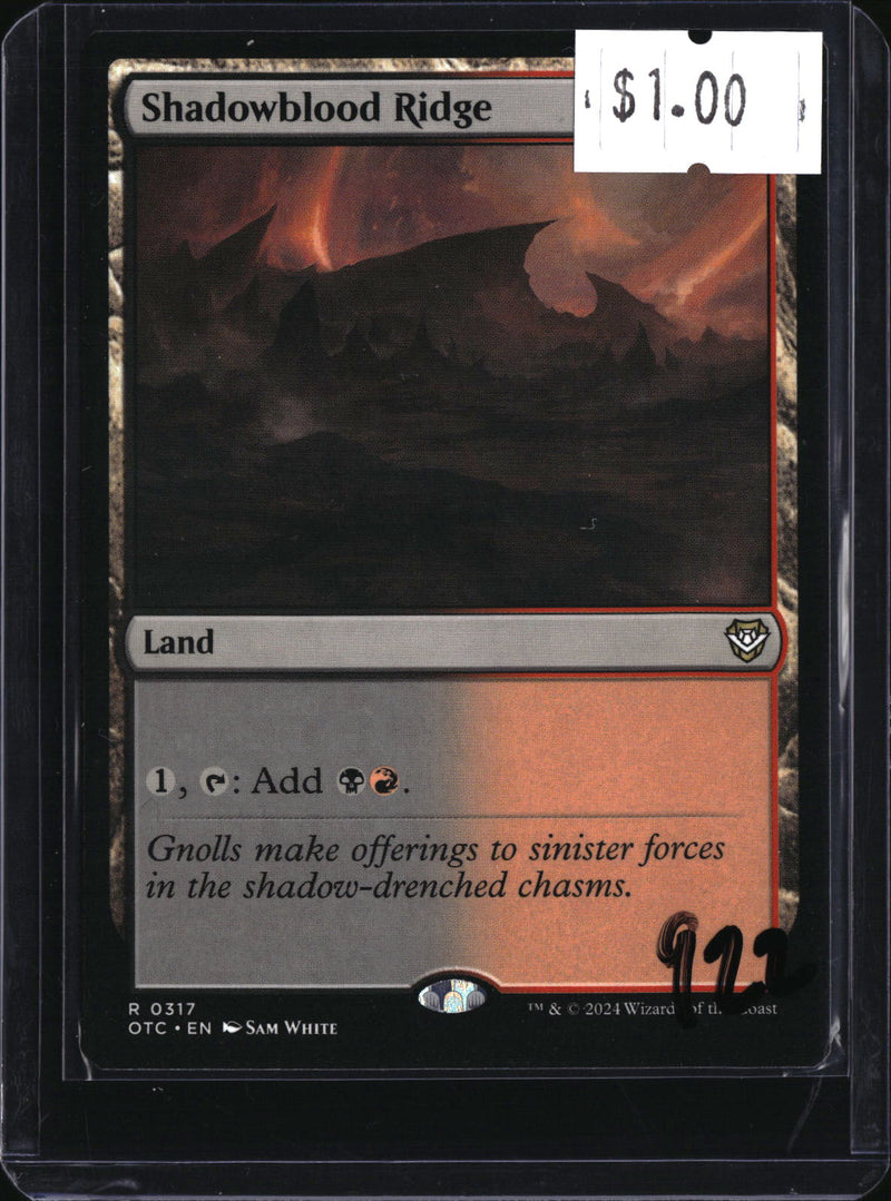 Shadowblood Ridge — MTG-922 — actual card front