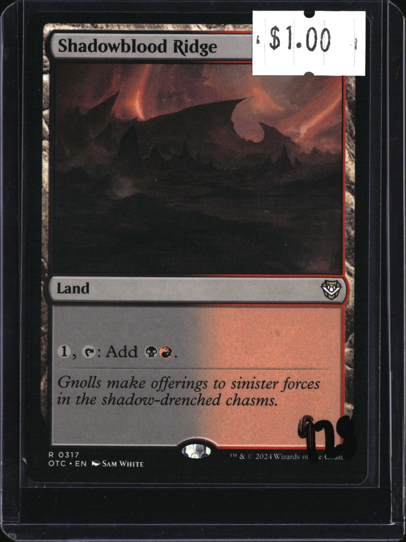 Shadowblood Ridge — MTG-928 — actual card front