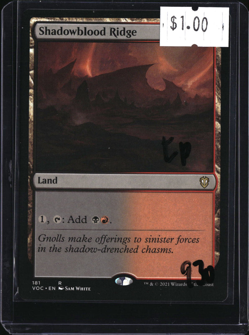 Shadowblood Ridge — MTG-930 — actual card front