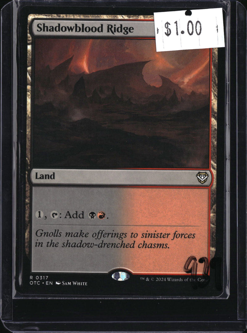 Shadowblood Ridge — MTG-939 — actual card front