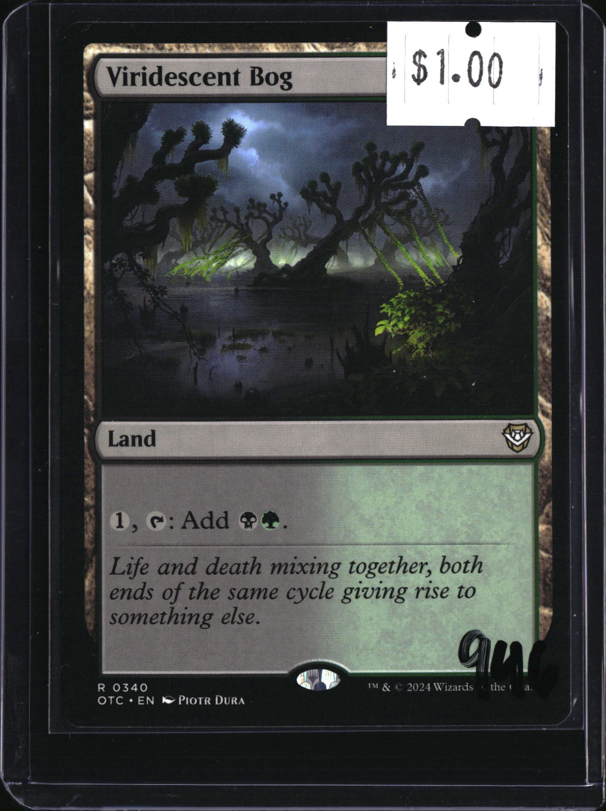 Viridescent Bog — MTG-946 — actual card front