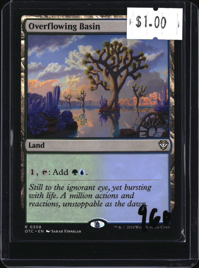 Overflowing Basin — MTG-960 — actual card front