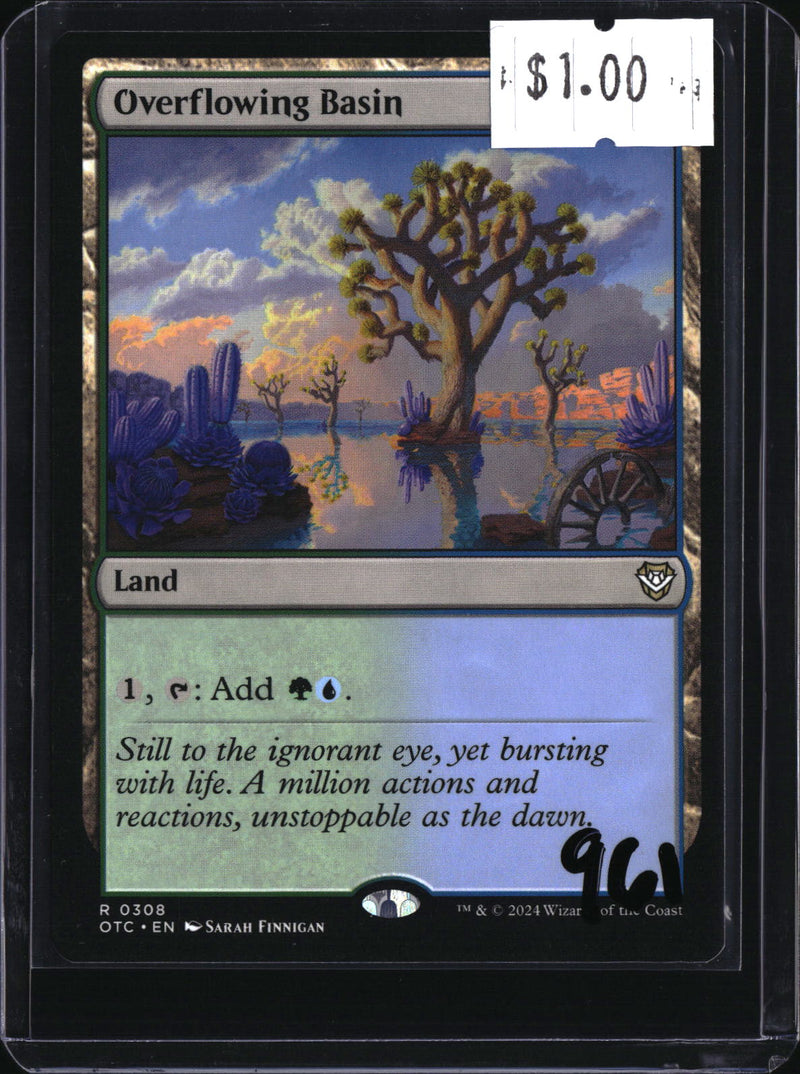 Overflowing Basin — MTG-961 — actual card front