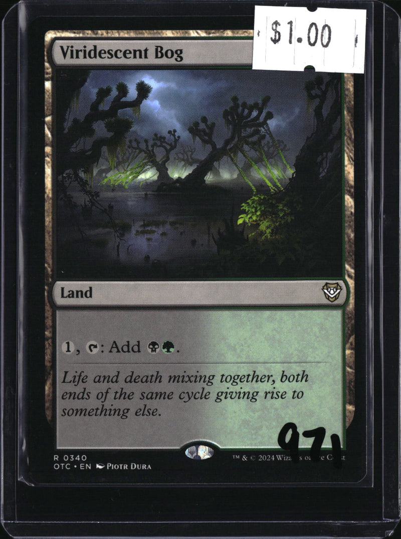 Viridescent Bog — MTG-971 — actual card front