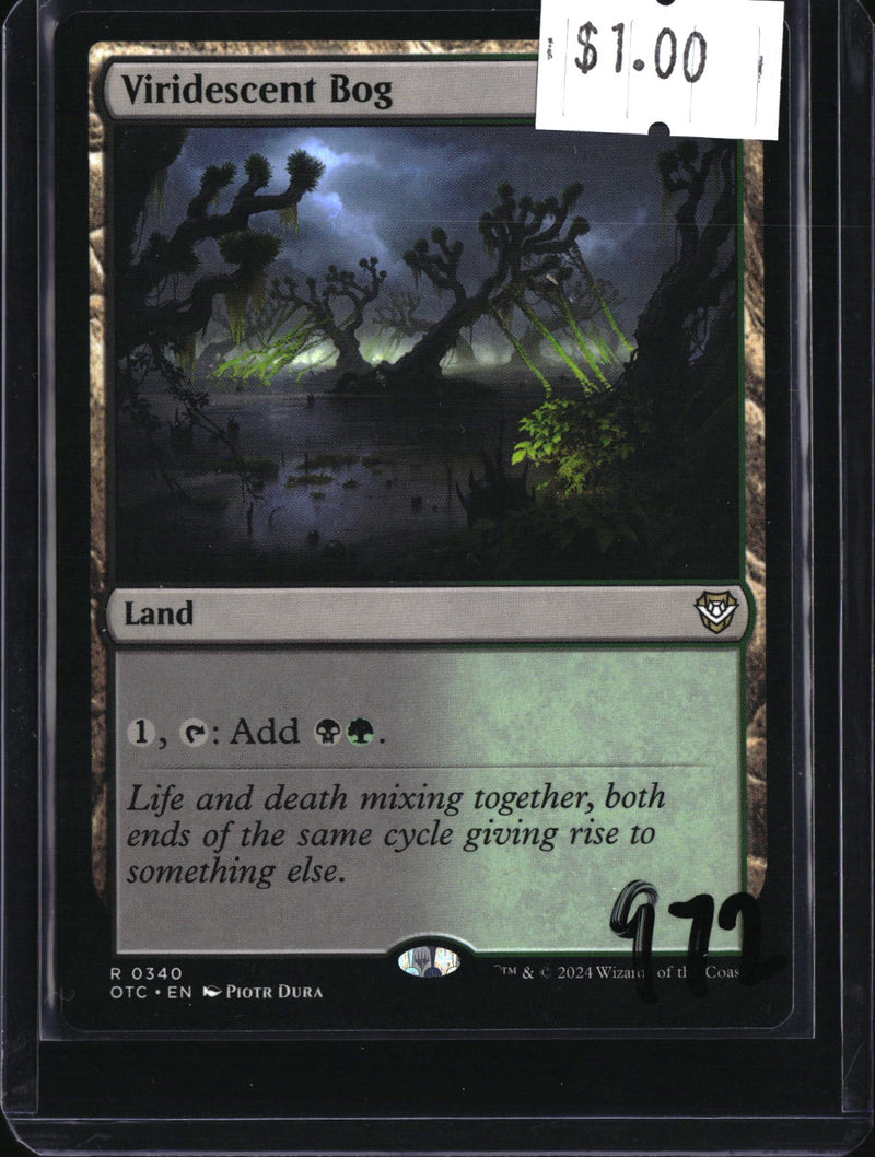 Viridescent Bog — MTG-972 — actual card front