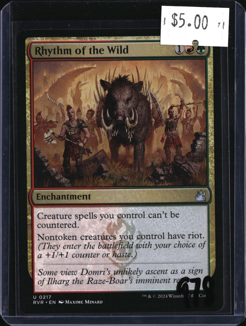 Rhythm of the Wild — MTG-978 — actual card front