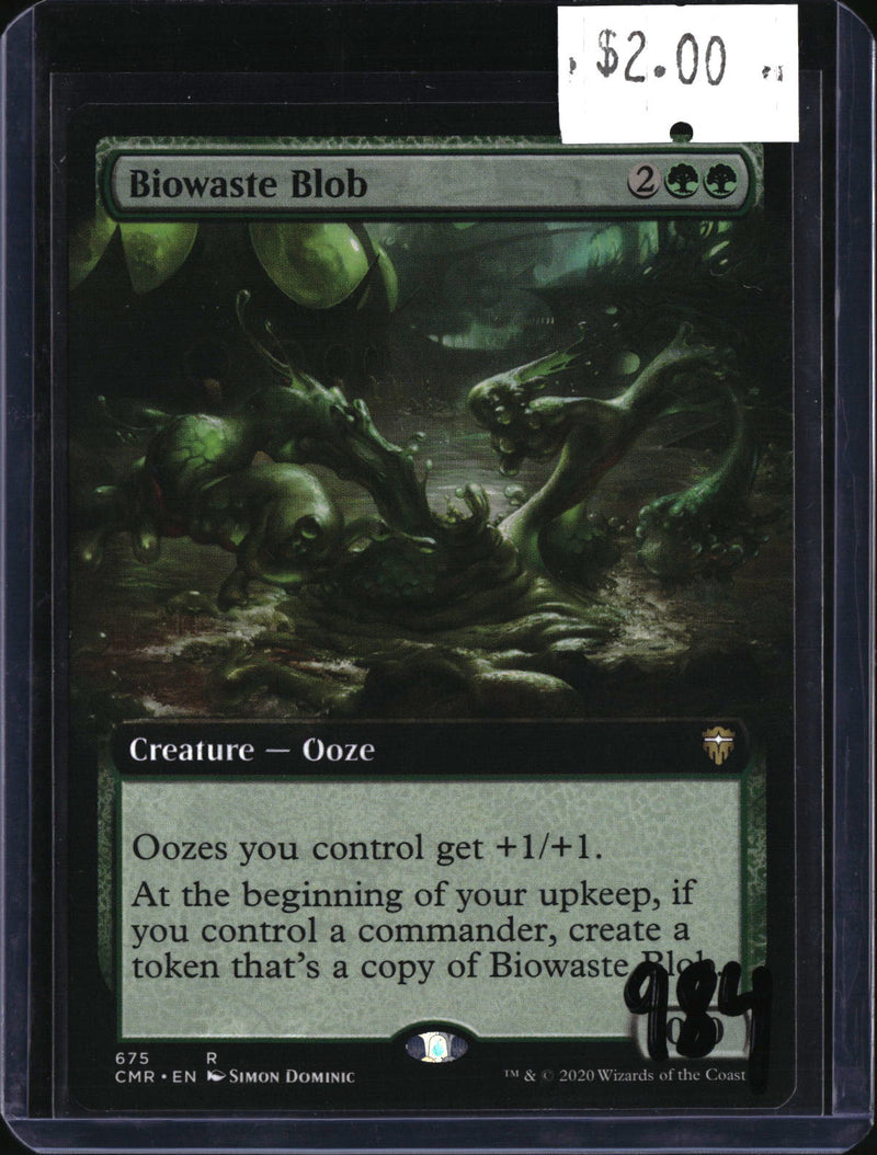 Biowaste Blob (Extended Art) — MTG-984 — actual card front