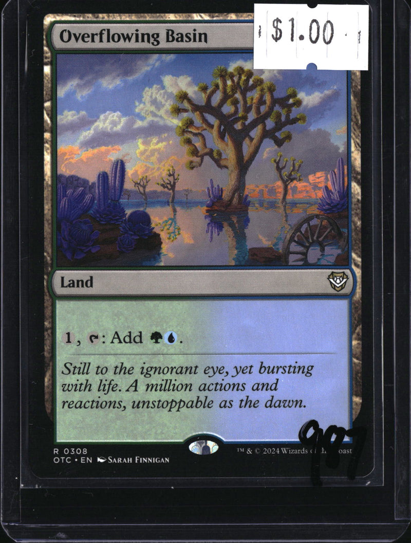 Overflowing Basin — MTG-987 — actual card front