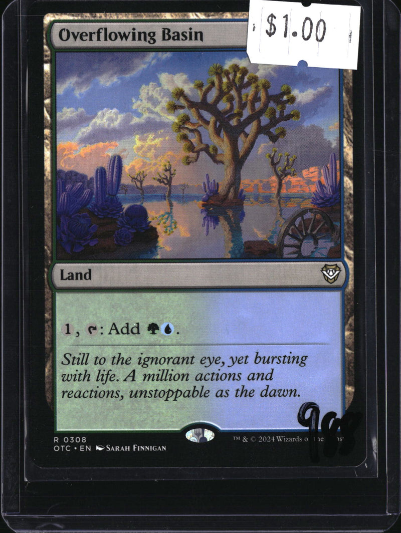 Overflowing Basin — MTG-988 — actual card front